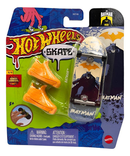 Patineta Para Dedos Con Tenis Batman Finger Board HOT WHEELS