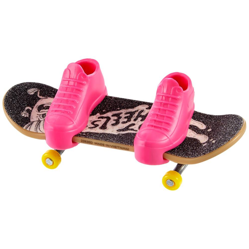 Patineta Para Dedos Con Tenis Food Style Rosa Finger Board HOT WHEELS