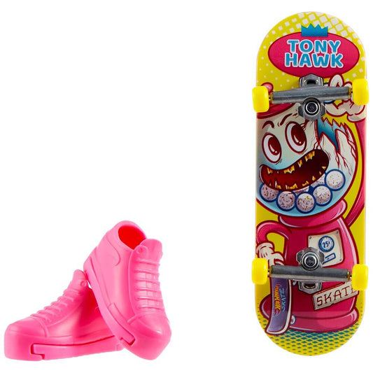 Patineta Para Dedos Con Tenis Food Style Rosa Finger Board HOT WHEELS