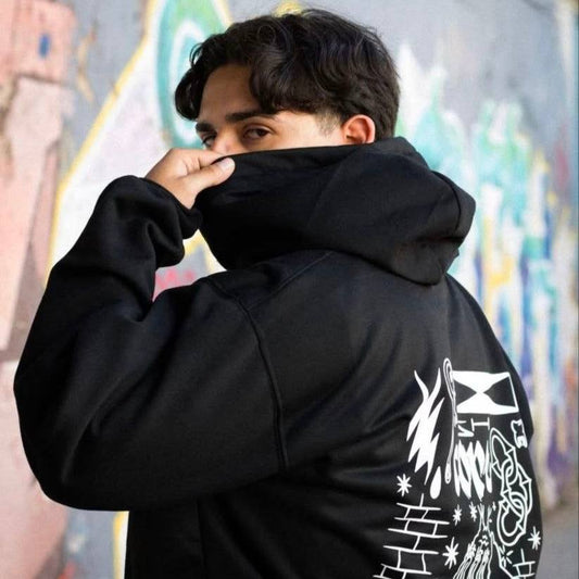 Hoodie Negra Garbesh CORE