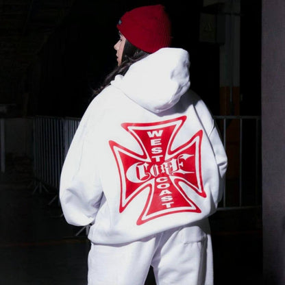 Hoodie Blanca West Coast CORE