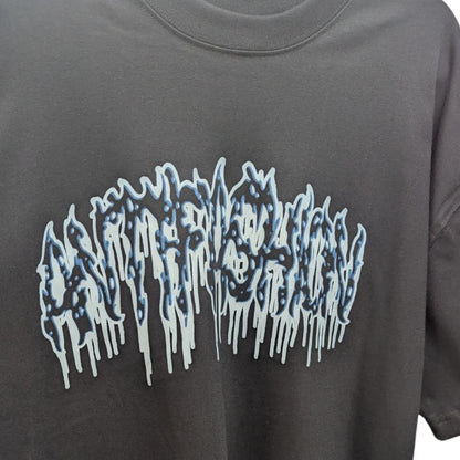 Playera Negra Oversized Glown Darkness ANTIFASHION