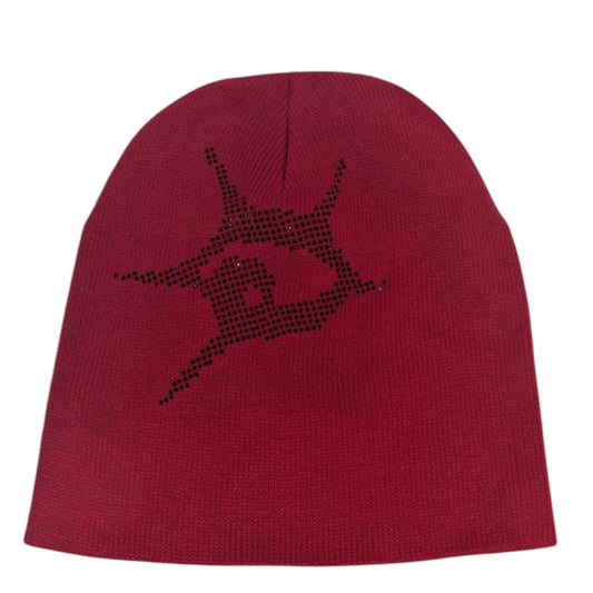 Gorro Ojo Rojo Con Brillos Beanies ANTIFASHION
