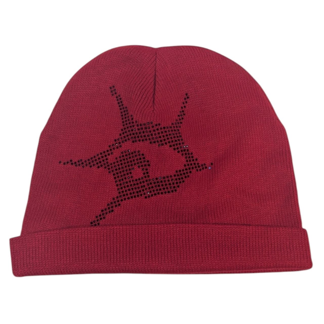 Gorro Ojo Rojo Con Brillos Beanies ANTIFASHION
