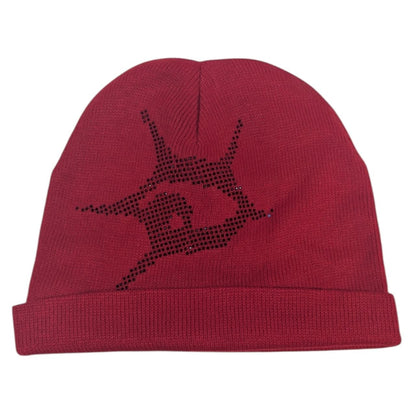 Gorro Ojo Rojo Con Brillos Beanies ANTIFASHION