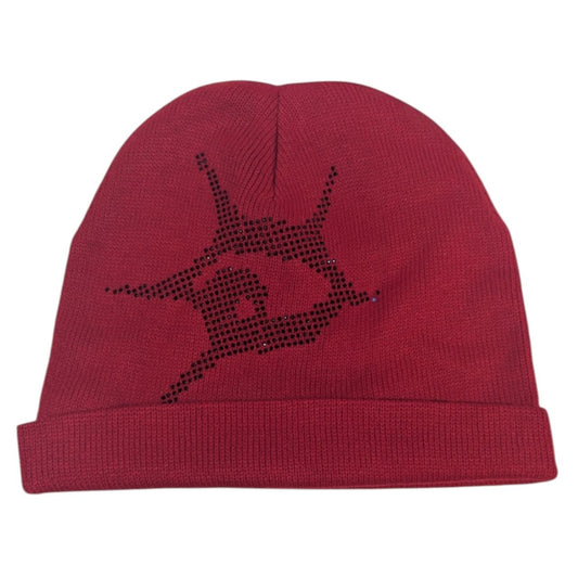 Gorro Ojo Rojo Con Brillos Beanies ANTIFASHION