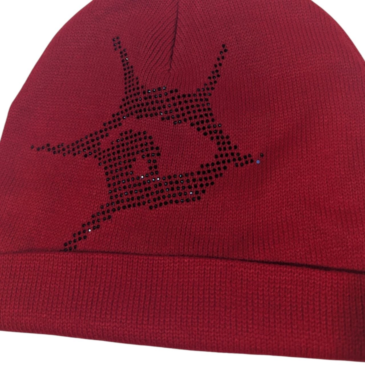 Gorro Ojo Rojo Con Brillos Beanies ANTIFASHION