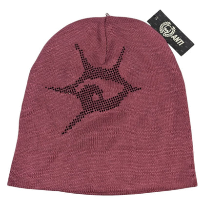 Gorro Ojo Rosa Con Brillos Beanies ANTIFASHION