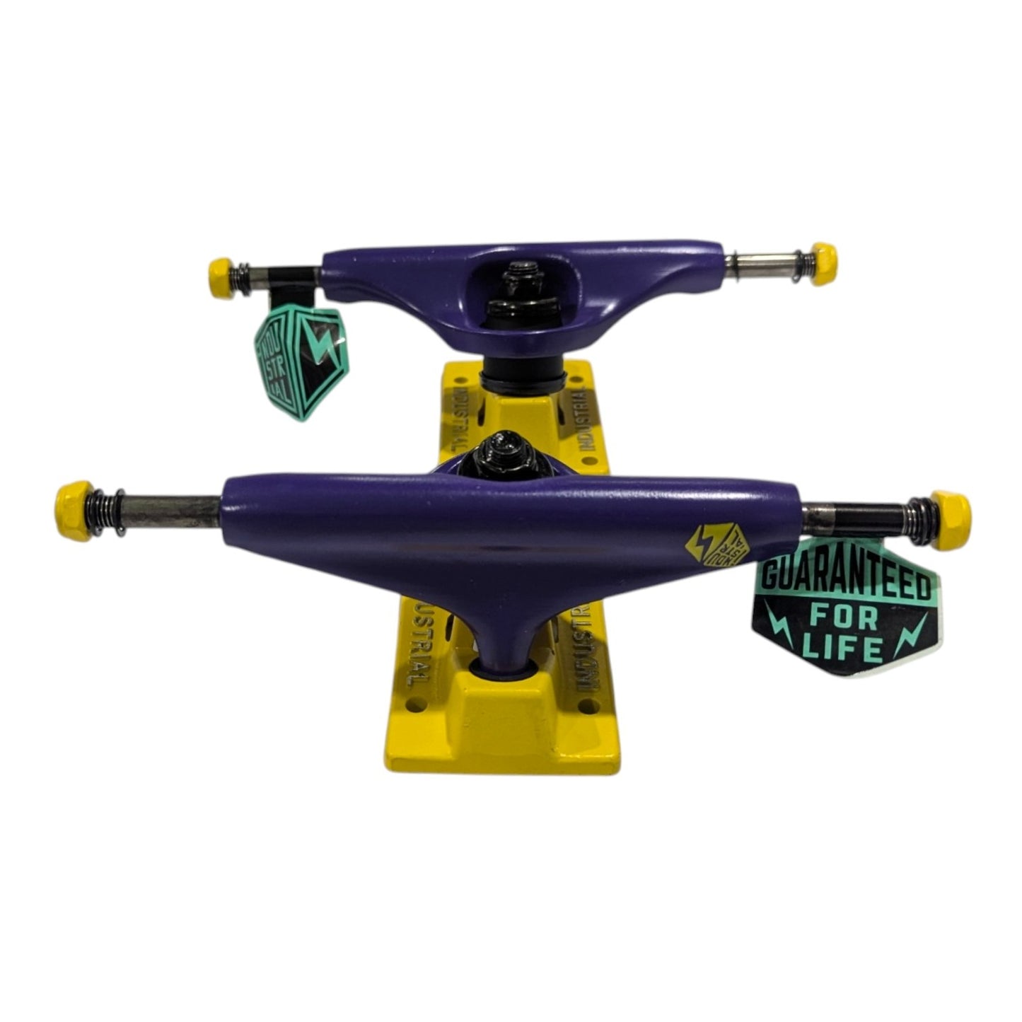 Trucks Morado/Amarillo Industrial Para Skate ANTIFASHION