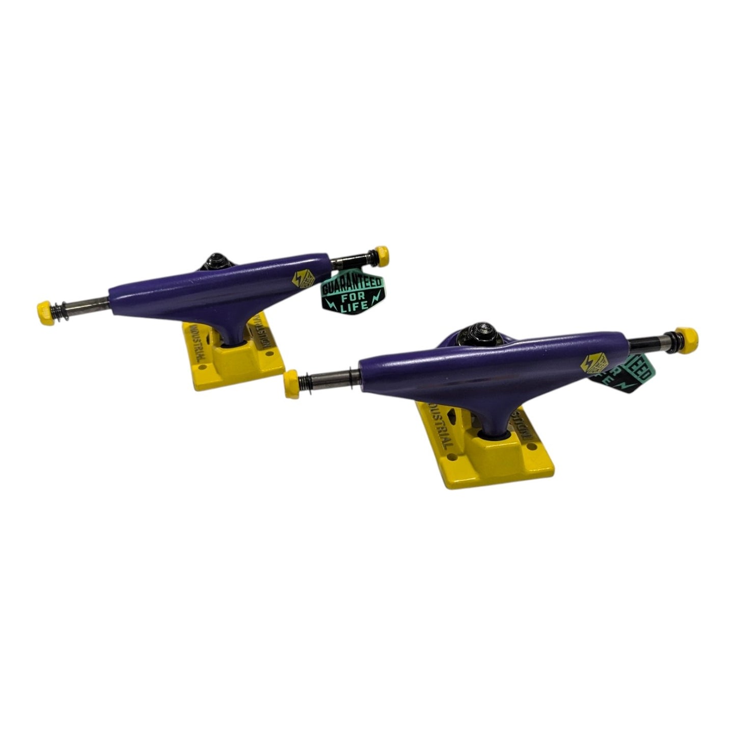 Trucks Morado/Amarillo Industrial Para Skate ANTIFASHION
