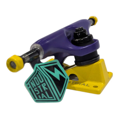 Trucks Morado/Amarillo Industrial Para Skate ANTIFASHION