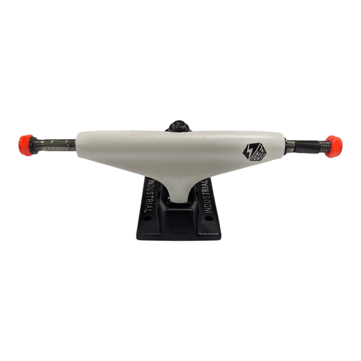 Trucks Blanco/Naranja Industrial Para Skate ANTIFASHION