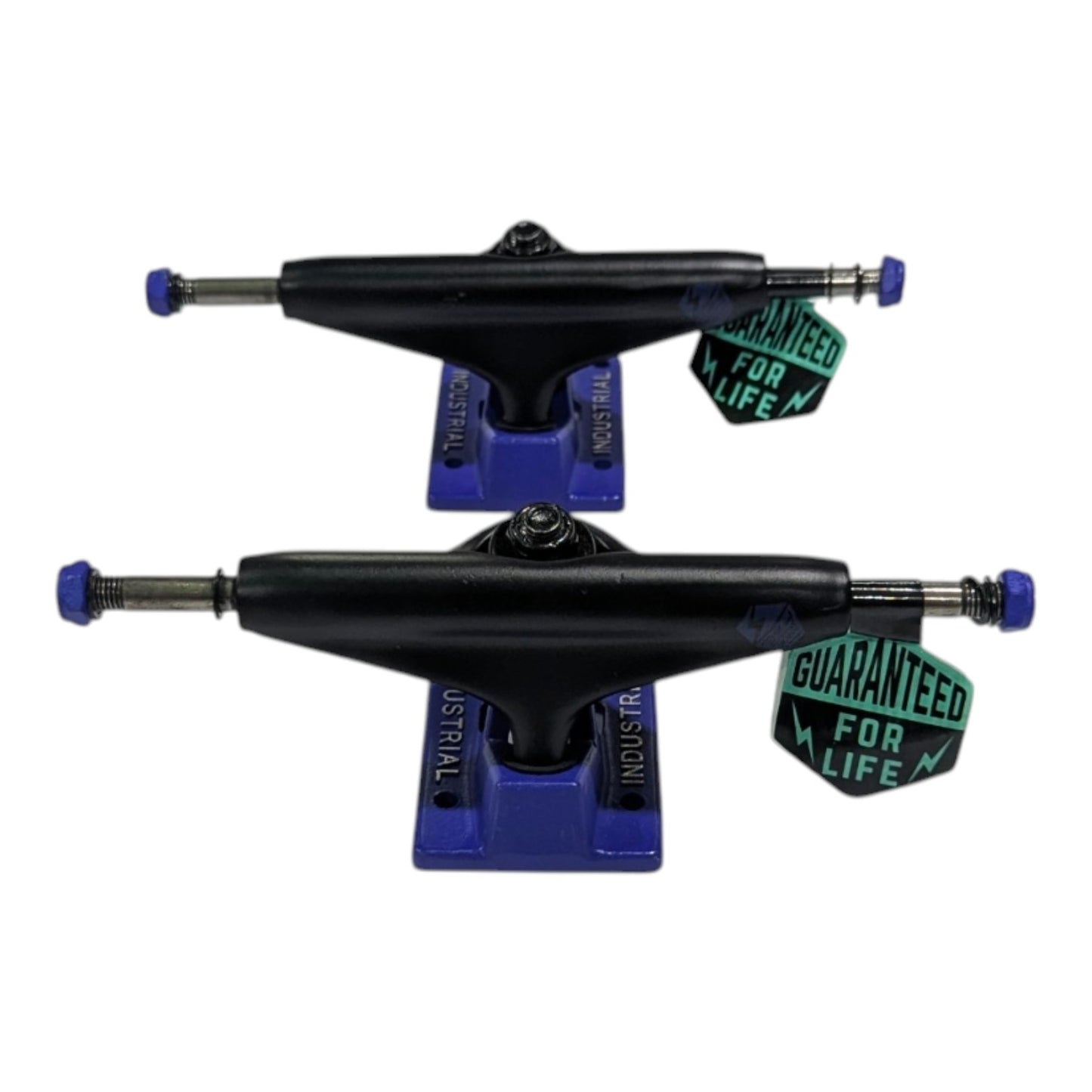 Trucks Negro/Azul Industrial Para Skate ANTIFASHION