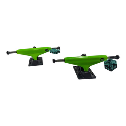 Trucks Verde/Negro Industrial Para Skate ANTIFASHION