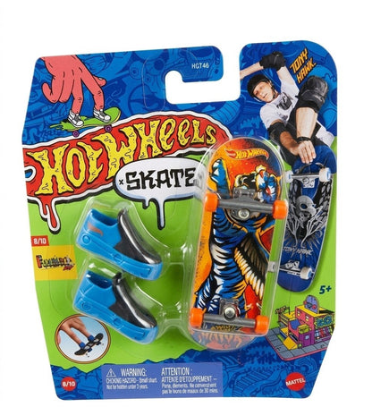 Patineta Para Dedos Con Tenis Thrashin' Tiger Finger Board HOT WHEELS
