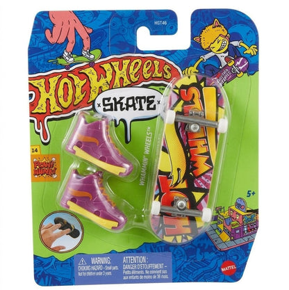 Patineta Para Dedos Con Tenis Whammin' Wheels Finger Board HOT WHEELS