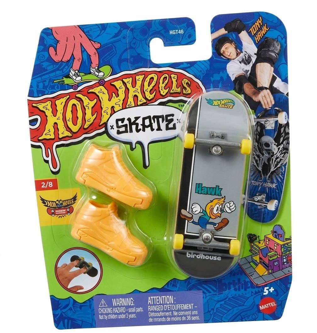 Patineta Para Dedos Con Tenis Too Coo Finger Board HOT WHEELS