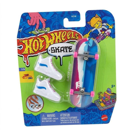 Patineta Para Dedos Con Tenis Glacier Grind Finger Board HOT WHEELS