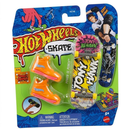 Patineta Para Dedos Con Tenis Power Punch Finger Board HOT WHEELS
