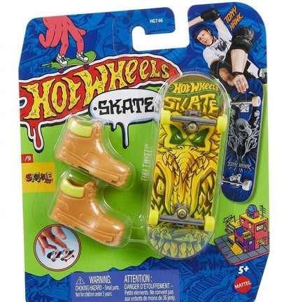 Patineta Para Dedos Con Tenis Tiki Twist Finger Board HOT WHEELS