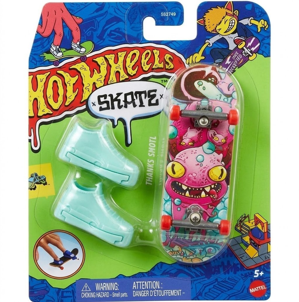 Patineta Para Dedos Con Tenis Thanks Alotl Finger Board HOT WHEELS