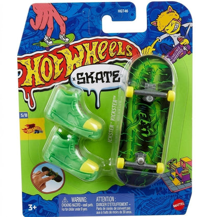 Patineta Para Dedos Con Tenis Ickster Kickster Finger Board HOT WHEELS