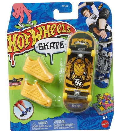 Patineta Para Dedos Con Tenis Tall N' Take-Off Finger Board HOT WHEELS