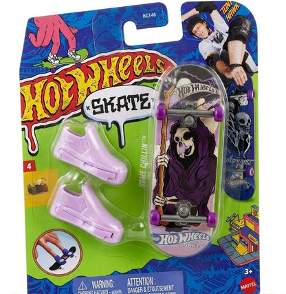 Patineta Para Dedos Con Tenis Bone Chillin Finger Board HOT WHEELS
