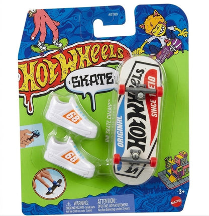 Patineta Para Dedos Con Tenis Hw Skate Champ Finger Board HOT WHEELS