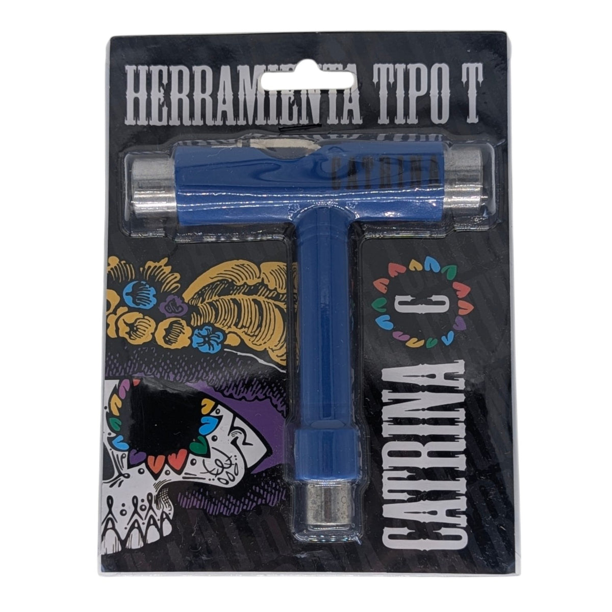 Llave T Azul Marino Herramienta Skate CATRINA