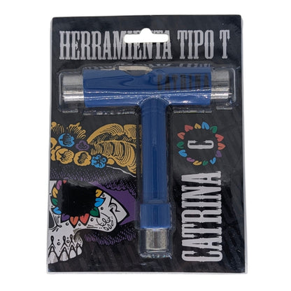 Llave T Azul Marino Herramienta Skate CATRINA