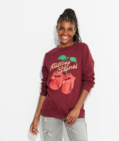 Sueter Cherry Labios De Cereza THE ROLLERS STONES