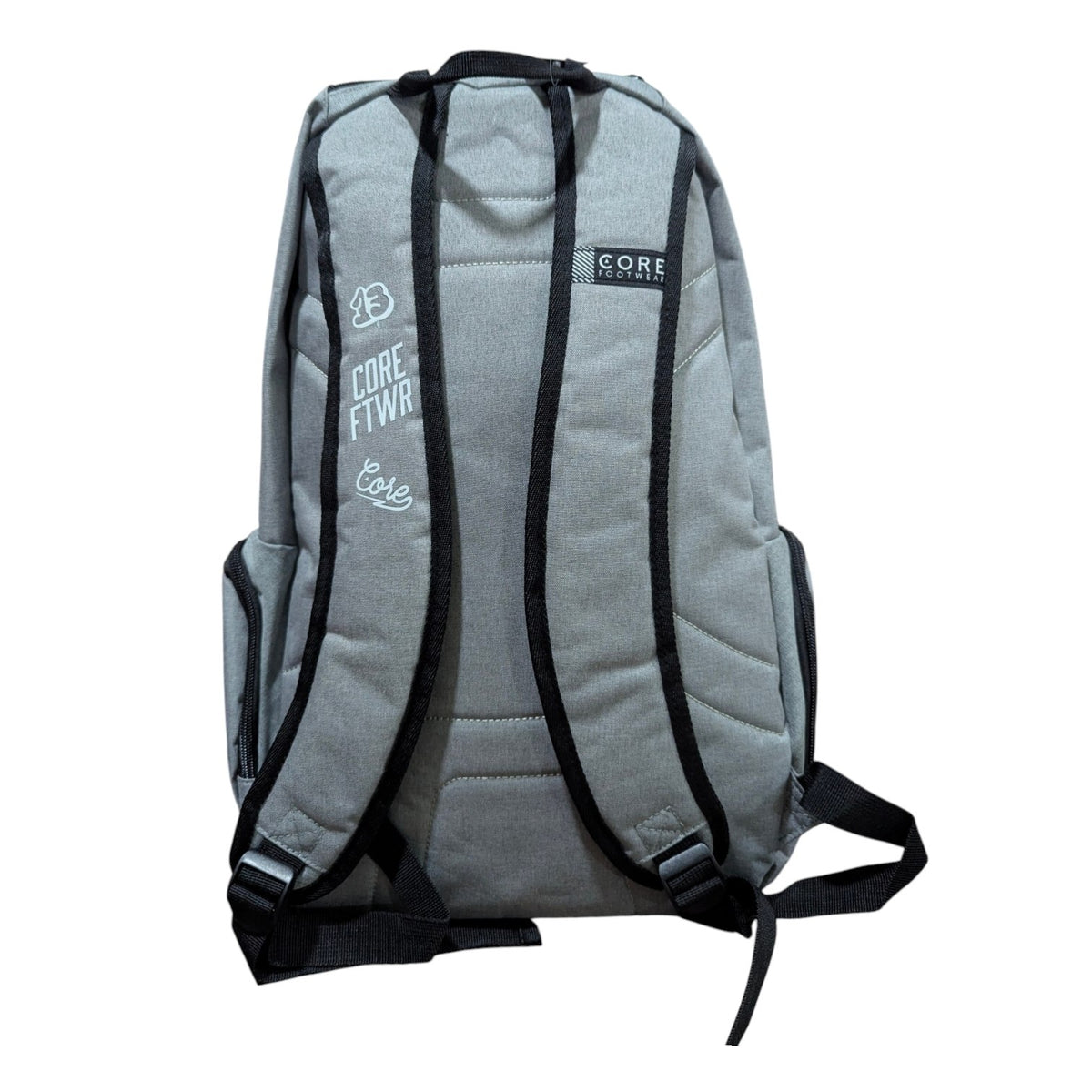 Mochila Skate Gris Graffiti Blanco CORE