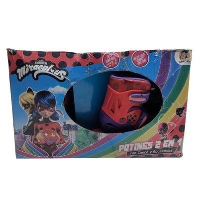 Patines Lady Bug 2 en 1 Ajustables 19-22 MIRACULOUS