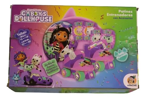 Patines Entrenadores Gabby's Dollhouse Ajustable Accesorios 15-18