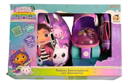 Patines Entrenadores Gabby's Dollhouse Ajustable Accesorios 15-18