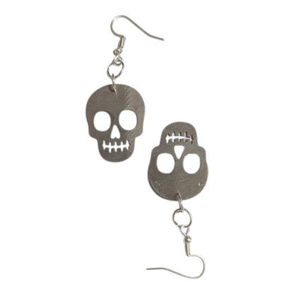 Aretes Calavera Completa Acero Inoxidable Aretes Góticos YK2 Alternativas