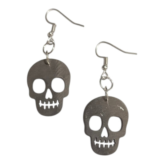 Aretes Calavera Completa Acero Inoxidable Aretes Góticos YK2 Alternativas