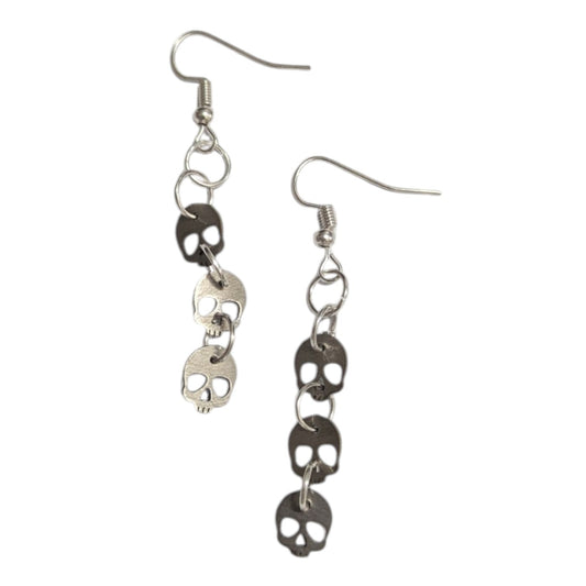 Aretes Calaveritas Mini Acero Inoxidable Aretes Góticos YK2 Alternativas