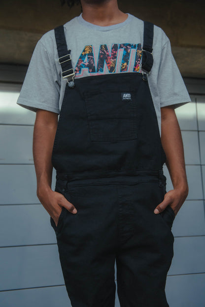 Overol Mezclilla Black Antifashion