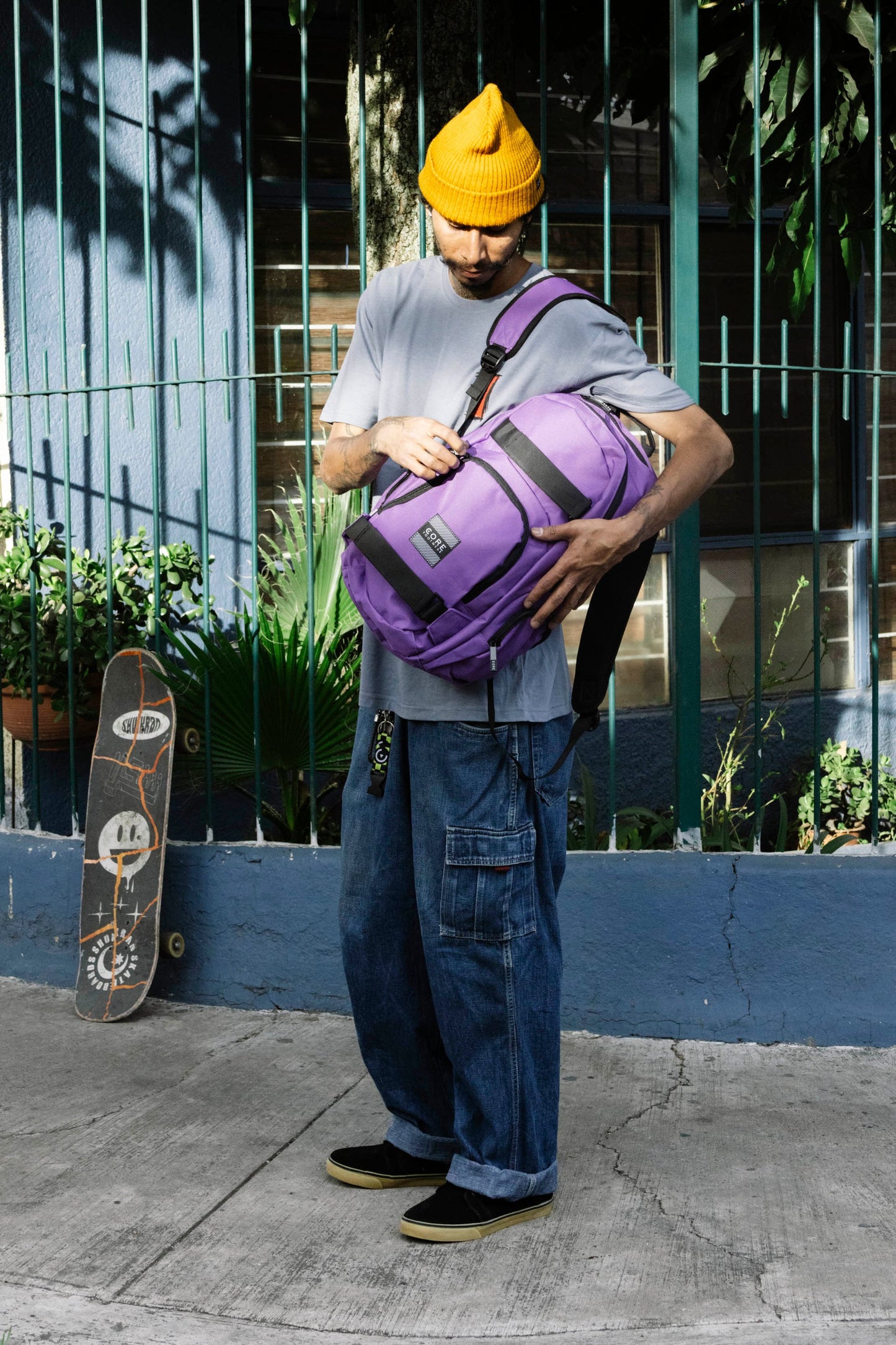 Mochila Skate Morada CORE