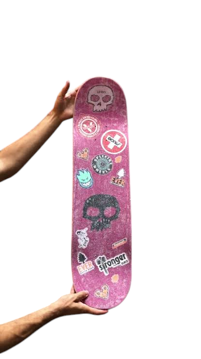 Lija Trasparente Para Skate CATRINA + Stickers