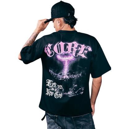 Playera Oversized Bomba Neon CORE