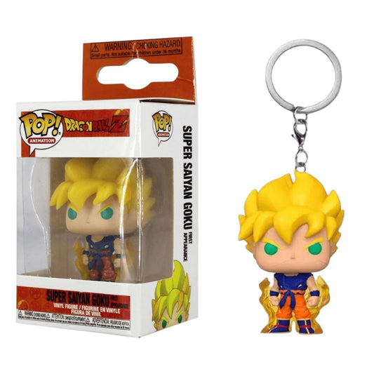 Llavero Super Saiyan Goku Pocket Pop Keychain