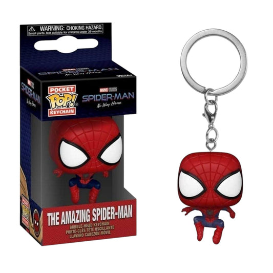 Llavero Spiderman Salto Pocket Pop Keychain