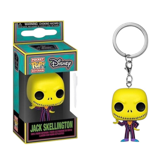 Llavero Jack Squellington Amarillo Pocket Pop Keychain