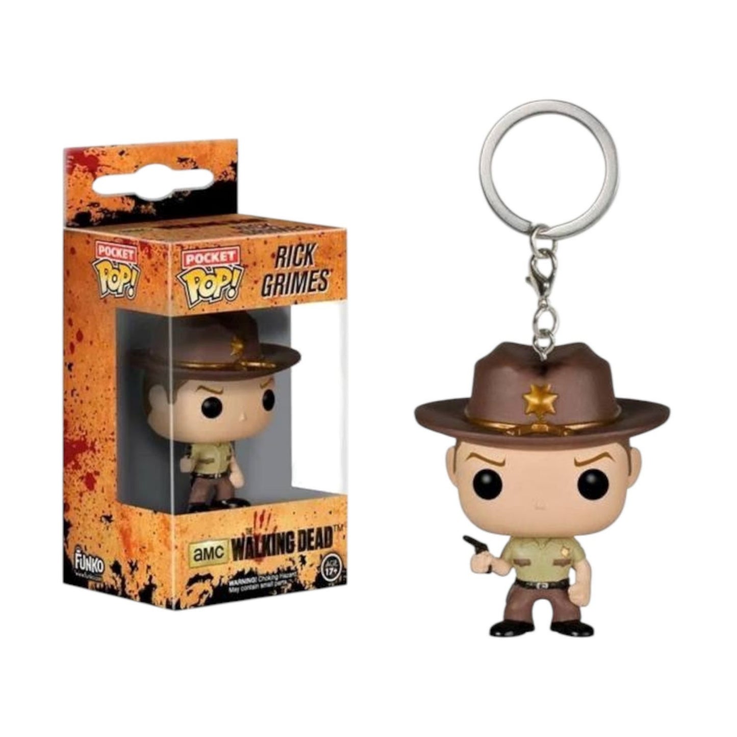 Llavero Rick Grimes Pocket Pop Keychain