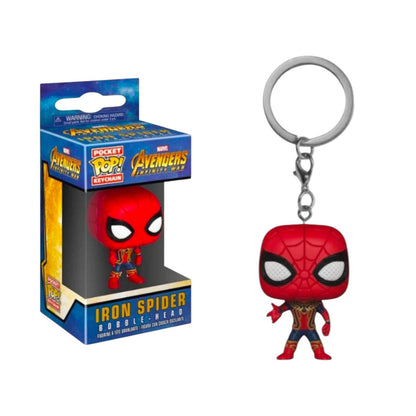 Llavero Iron Spiderman Pocket Pop Keychain