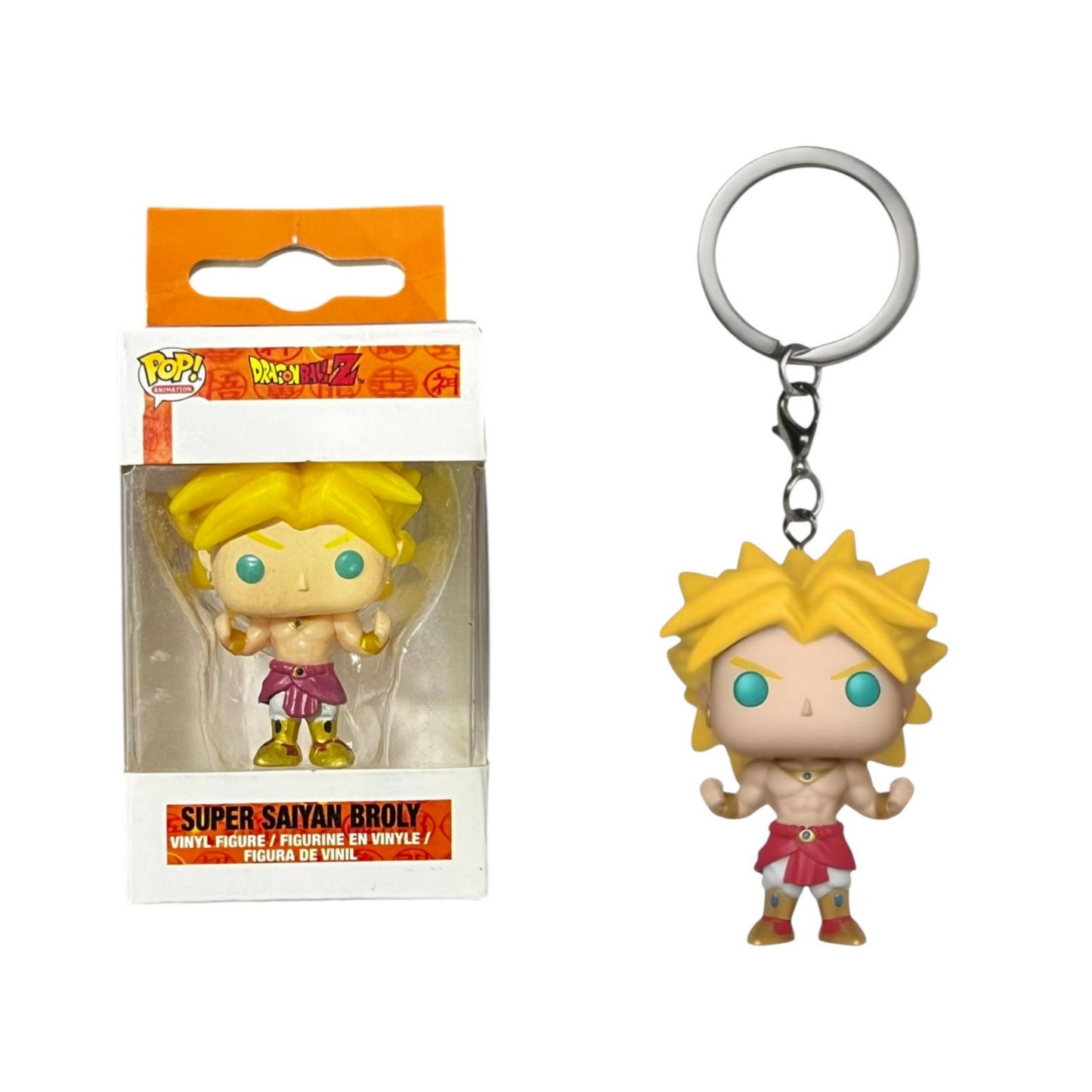 Llavero Super Saiyan Broli Pocket Pop Keychain