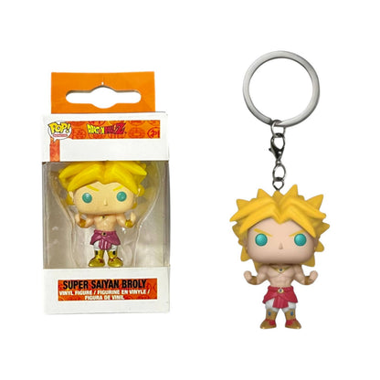 Llavero Super Saiyan Broli Pocket Pop Keychain